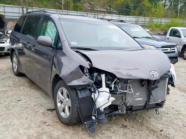 5TDKK3DC6FS597184 - 2015 TOYOTA SIENNA LE GRAY photo 1