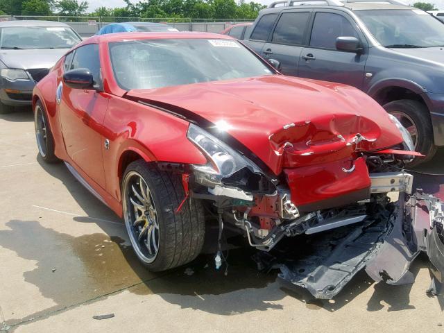 JN1AZ4EH4FM441876 - 2015 NISSAN 370Z BASE RED photo 1