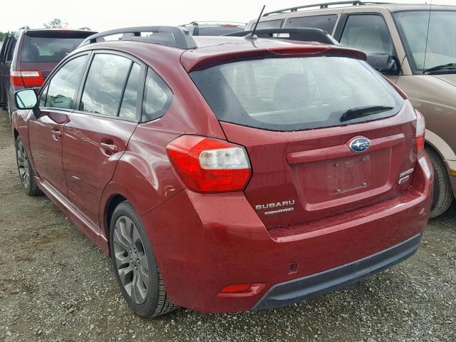 JF1GPAS61CH204724 - 2012 SUBARU IMPREZA SP RED photo 3