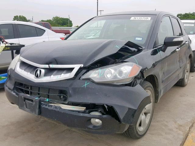 5J8TB18299A000140 - 2009 ACURA RDX BLACK photo 2