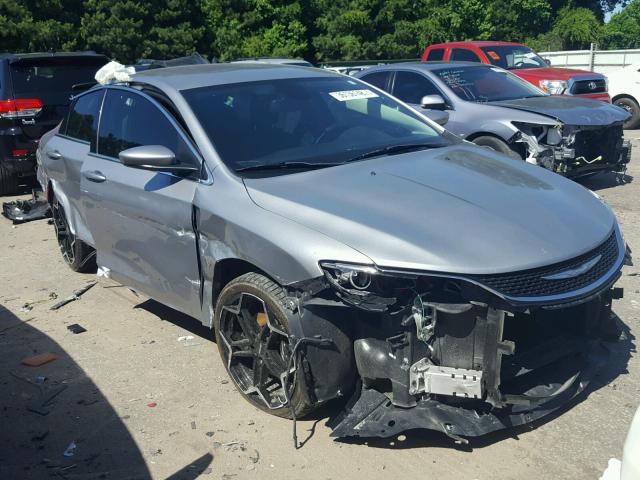 1C3CCCAB3FN594122 - 2015 CHRYSLER 200 LIMITE GRAY photo 1