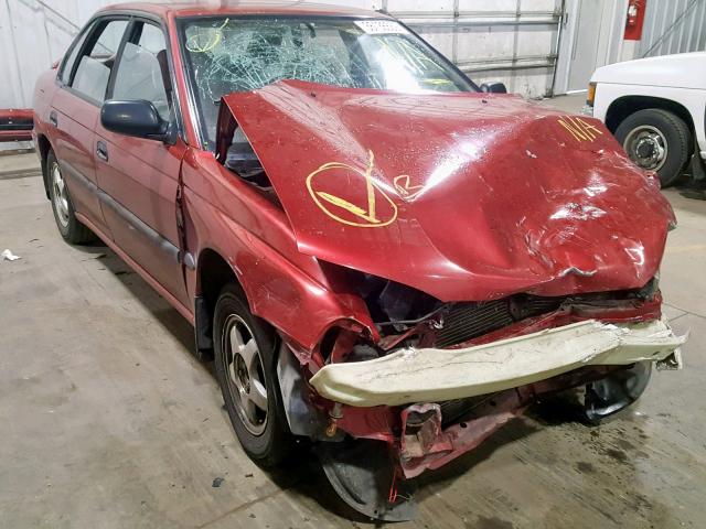 4S3BD6354S9222014 - 1995 SUBARU LEGACY L RED photo 1