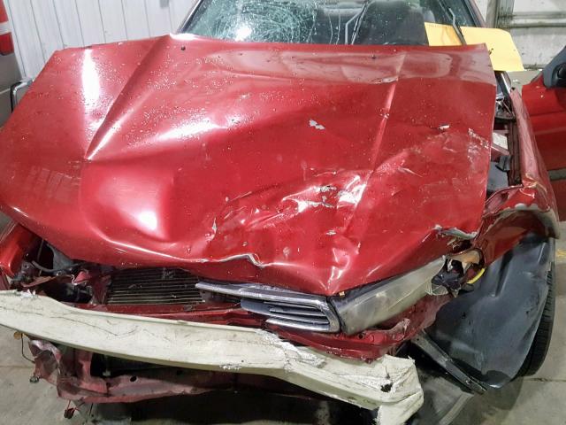 4S3BD6354S9222014 - 1995 SUBARU LEGACY L RED photo 7