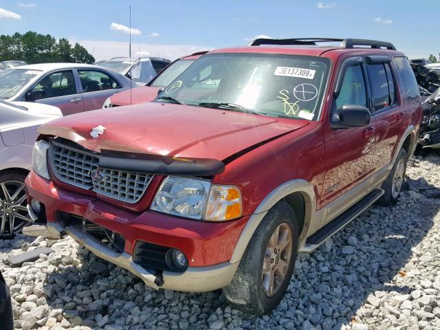 1FMDU74W25UB30659 - 2005 FORD EXPLORER E RED photo 2