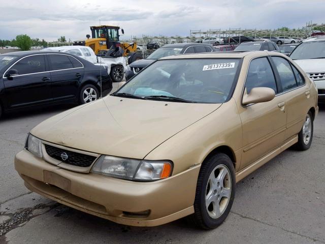 1N4BB41D9WC719739 - 1998 NISSAN SENTRA SE GOLD photo 2