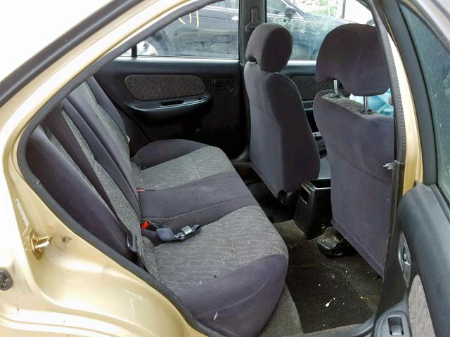 1N4BB41D9WC719739 - 1998 NISSAN SENTRA SE GOLD photo 6