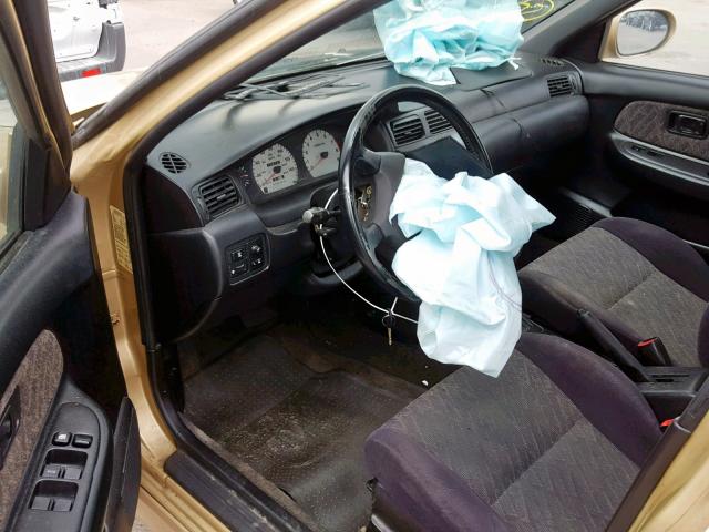 1N4BB41D9WC719739 - 1998 NISSAN SENTRA SE GOLD photo 9