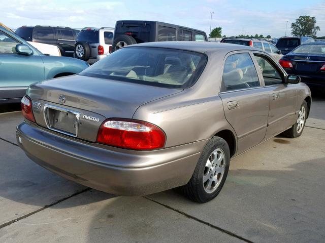 1YVGF22C7Y5132973 - 2000 MAZDA 626 ES TAN photo 4