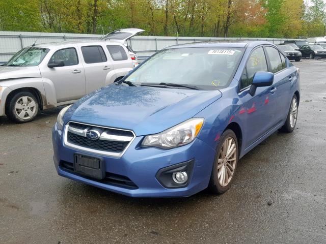 JF1GJAH69EH013077 - 2014 SUBARU IMPREZA LI BLUE photo 2