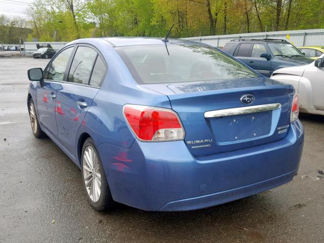 JF1GJAH69EH013077 - 2014 SUBARU IMPREZA LI BLUE photo 3