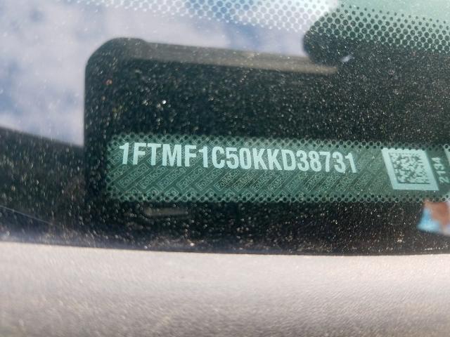 1FTMF1C50KKD38731 - 2019 FORD F150  photo 10