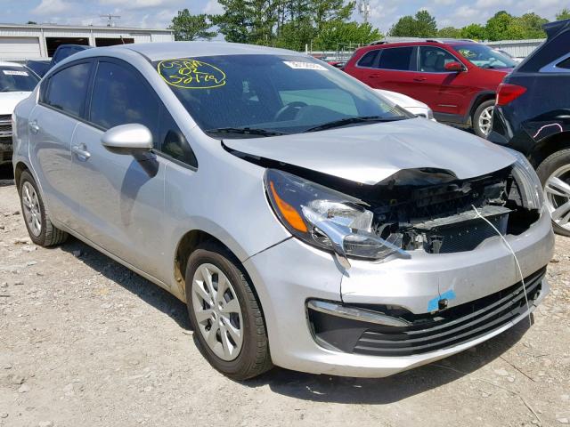 KNADM4A37H6057694 - 2017 KIA RIO LX SILVER photo 1