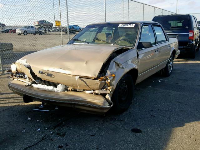 1G4AG55M2R6478368 - 1994 BUICK CENTURY SP TAN photo 2