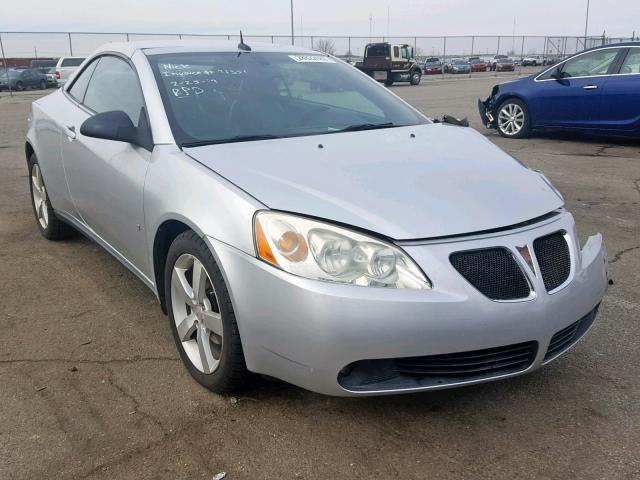 1G2ZH36N694117564 - 2009 PONTIAC G6 GT SILVER photo 1