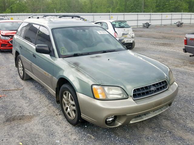 4S3BH675636632699 - 2003 SUBARU LEGACY OUT GREEN photo 1