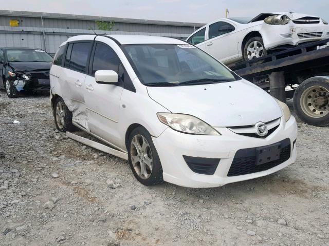 JM1CR293X80312320 - 2008 MAZDA 5 WHITE photo 1