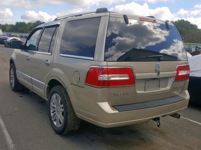 5LMFU285X7LJ24238 - 2007 LINCOLN NAVIGATOR 金色 照片 3
