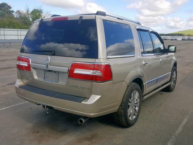 5LMFU285X7LJ24238 - 2007 LINCOLN NAVIGATOR 金色 照片 4