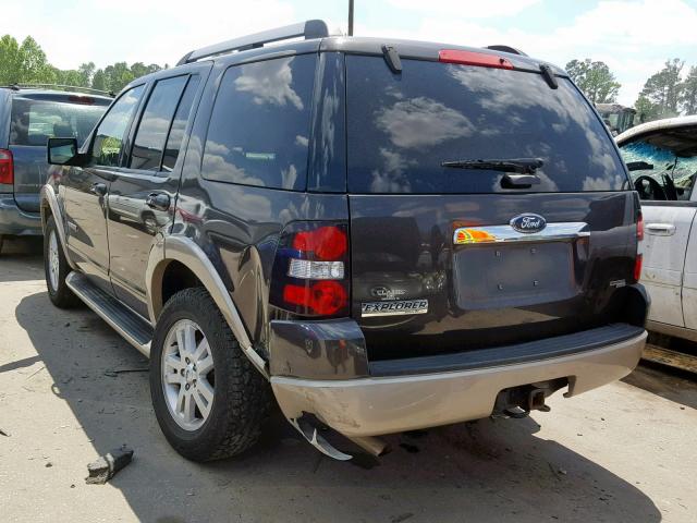 1FMEU64E76UB15789 - 2006 FORD EXPLORER E BLACK photo 3