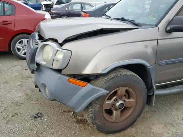 5N1ED28YX3C695764 - 2003 NISSAN XTERRA XE GOLD photo 9