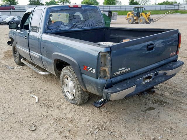 1GTEK19B86Z206696 - 2006 GMC NEW SIERRA GREEN photo 3