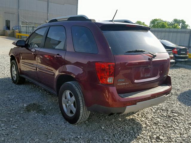 2CKDL43F186348899 - 2008 PONTIAC TORRENT RED photo 3