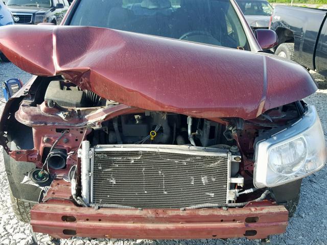 2CKDL43F186348899 - 2008 PONTIAC TORRENT RED photo 7