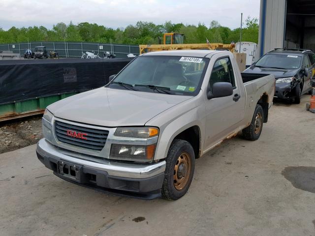 1GTCS148568180891 - 2006 GMC CANYON TAN photo 2