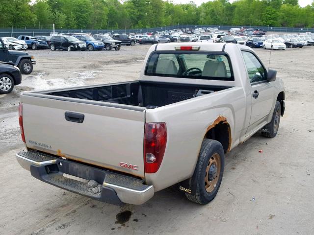 1GTCS148568180891 - 2006 GMC CANYON TAN photo 4