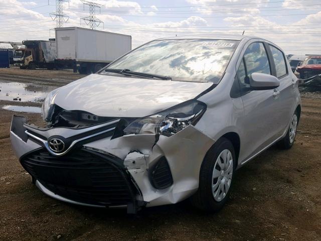 VNKKTUD33HA081648 - 2017 TOYOTA YARIS L SILVER photo 2