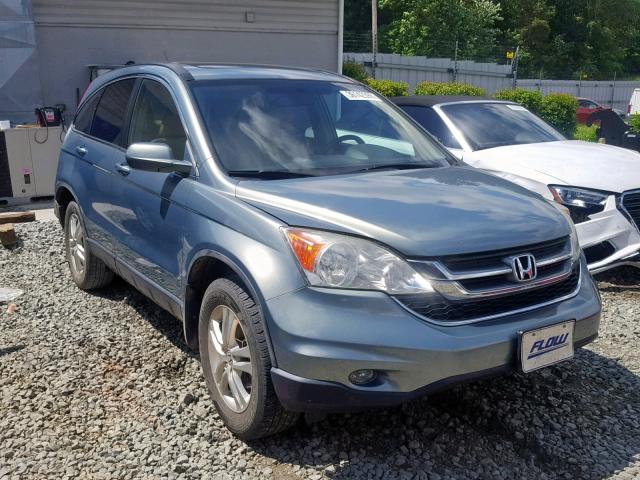 5J6RE3H78AL024875 - 2010 HONDA CR-V EXL TEAL photo 1