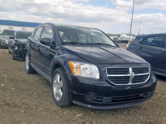 1B3HB48A89D149782 - 2009 DODGE CALIBER SX BLACK photo 1