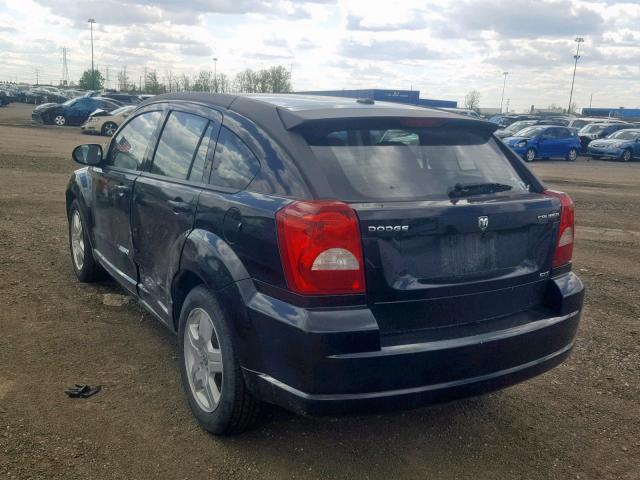 1B3HB48A89D149782 - 2009 DODGE CALIBER SX BLACK photo 3