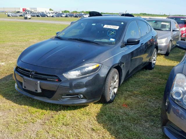 1C3CDFBB3FD238546 - 2015 DODGE DART SXT BLACK photo 2