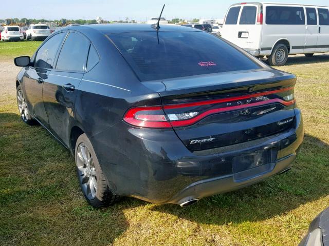 1C3CDFBB3FD238546 - 2015 DODGE DART SXT BLACK photo 3