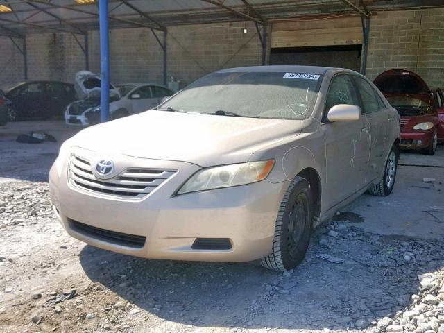 4T1BE46K47U704341 - 2007 TOYOTA CAMRY NEW GOLD photo 2