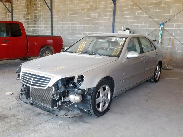 WDBNG70J74A414815 - 2004 MERCEDES-BENZ S 430 SILVER photo 2