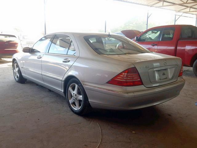 WDBNG70J74A414815 - 2004 MERCEDES-BENZ S 430 SILVER photo 3