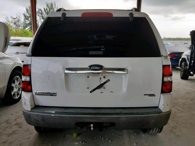 1FMEU63E36ZA23745 - 2006 FORD EXPLORER X WHITE photo 10