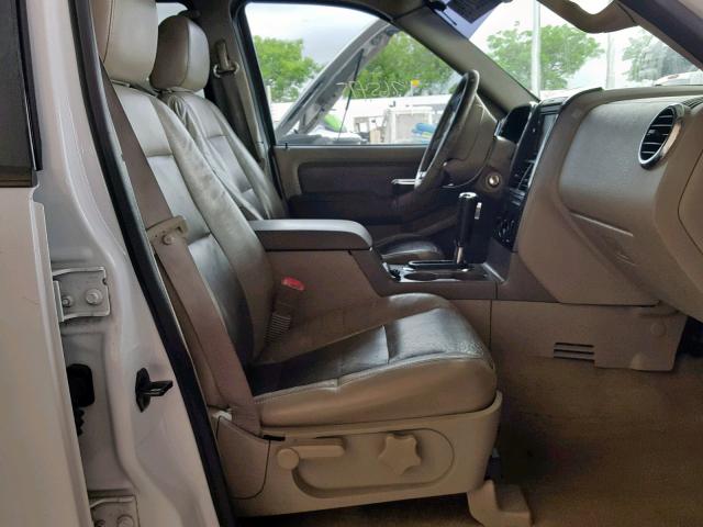1FMEU63E36ZA23745 - 2006 FORD EXPLORER X WHITE photo 5