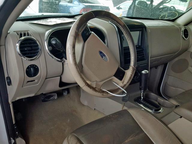 1FMEU63E36ZA23745 - 2006 FORD EXPLORER X WHITE photo 9