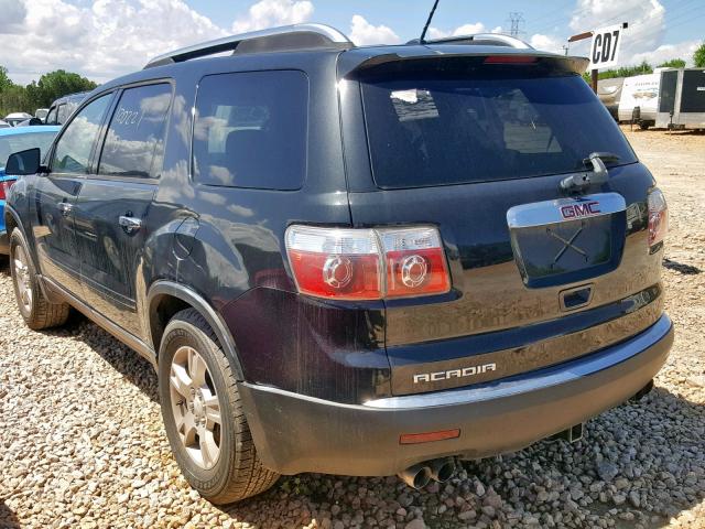 1GKER13D39J172695 - 2009 GMC ACADIA SLE BLACK photo 3