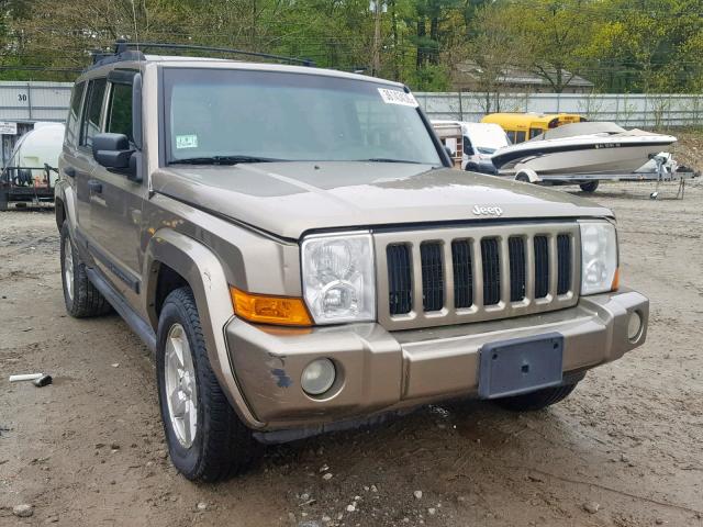 1J8HG48K06C271779 - 2006 JEEP COMMANDER BEIGE photo 1