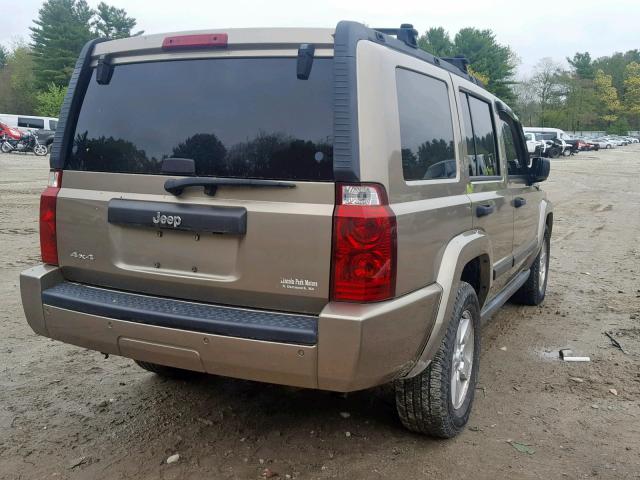 1J8HG48K06C271779 - 2006 JEEP COMMANDER BEIGE photo 4