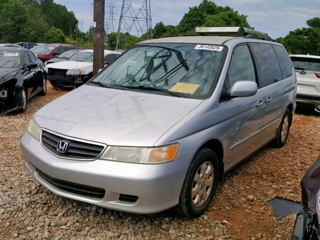 5FNRL187X3B158986 - 2003 HONDA ODYSSEY EX SILVER photo 2