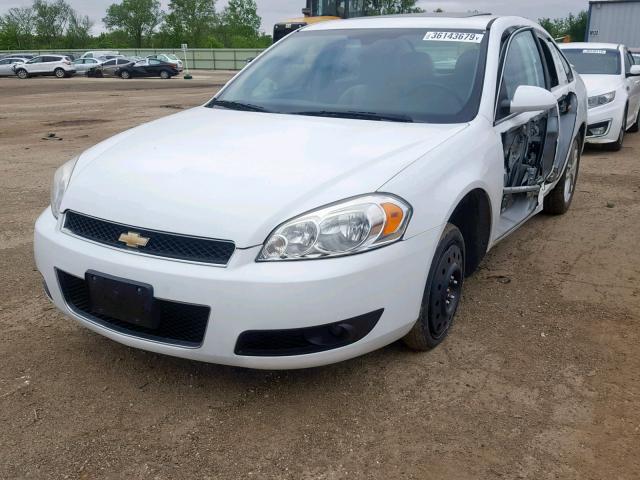 2G1WC5E36D1181447 - 2013 CHEVROLET IMPALA LTZ WHITE photo 2