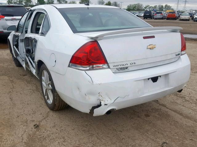 2G1WC5E36D1181447 - 2013 CHEVROLET IMPALA LTZ WHITE photo 3