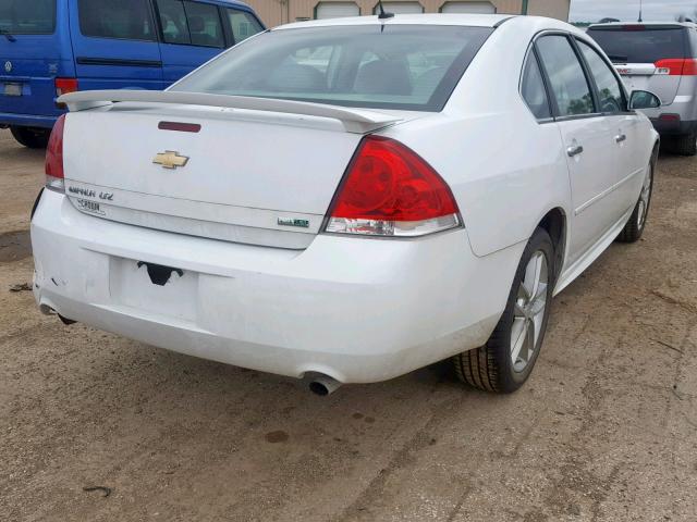 2G1WC5E36D1181447 - 2013 CHEVROLET IMPALA LTZ WHITE photo 4