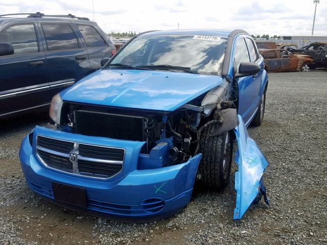 1B3HB48B58D555056 - 2008 DODGE CALIBER SX BLUE photo 2