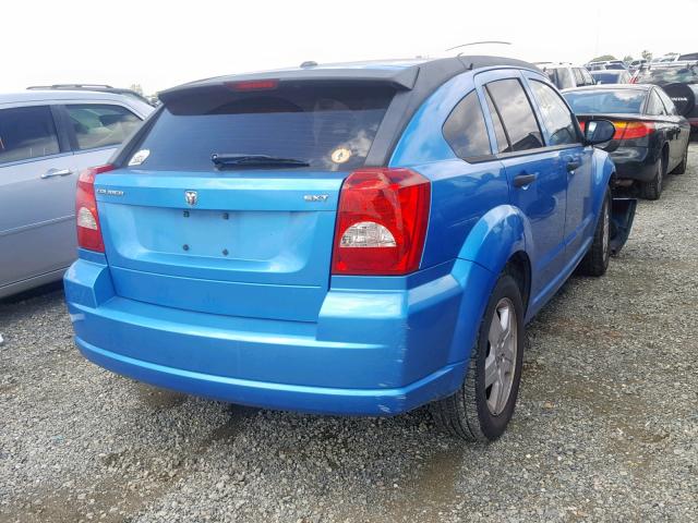 1B3HB48B58D555056 - 2008 DODGE CALIBER SX BLUE photo 4